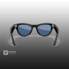 Ray-Ban Skyler (Gen 1) Глянцевый Чёрный с Прозрачно-Голубыми линзами